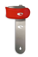 Load image into Gallery viewer, Red WRAP bike mount on white background