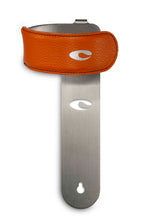 Load image into Gallery viewer, Orange WRAP bike mount on white background
