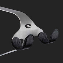 Load image into Gallery viewer, Cactus Tongue SSL bike hanger with black leather sleeves
